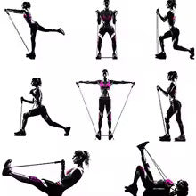 Resistance Bands With Handles, Exercise Bands,Training Equipment At Home